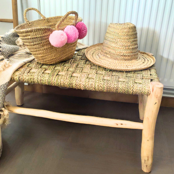 Banc Artisanal Beldi 80cm