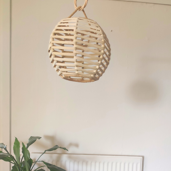 Suspension Boule en Fibres Naturelles