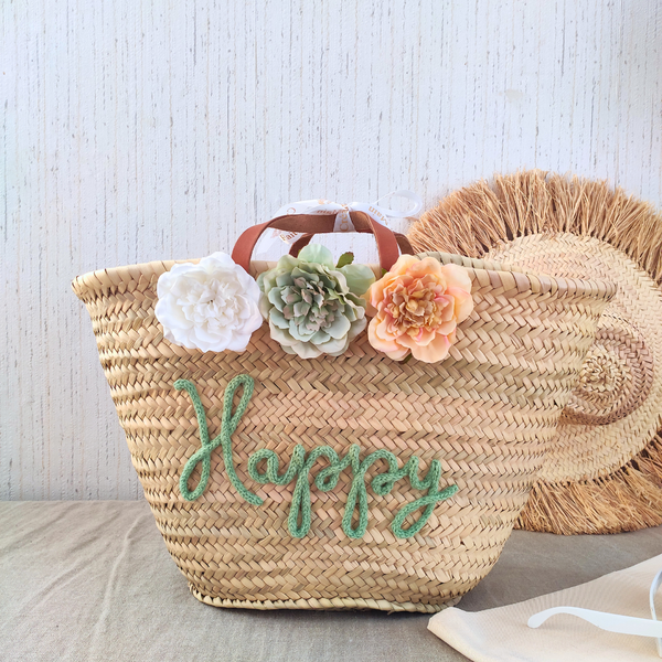 Panier Personnalisable Fleurs - L