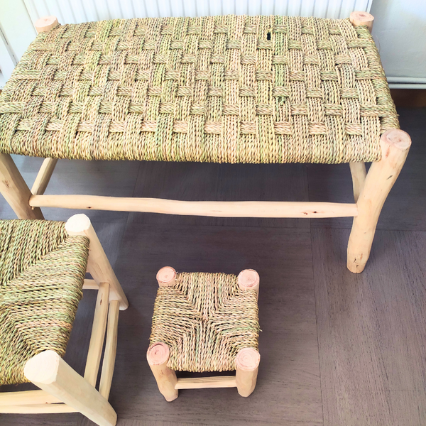 Banc Artisanal Beldi 80cm