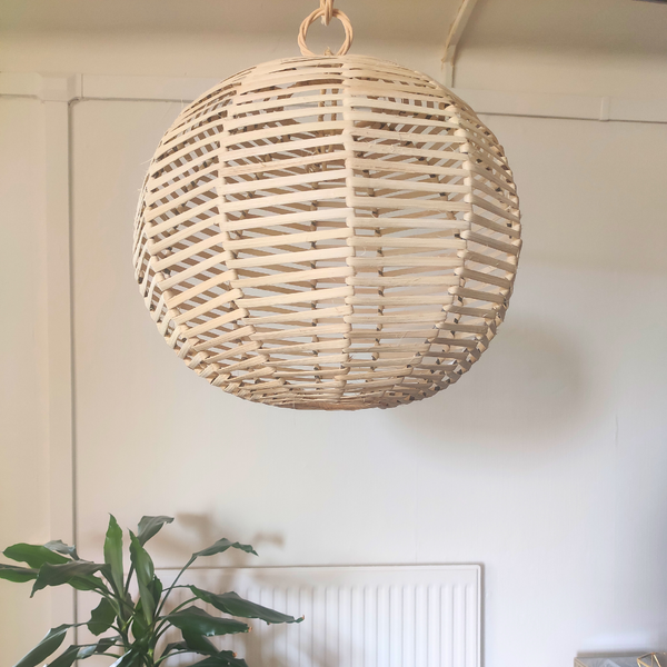 Suspension Boule en Fibres Naturelles