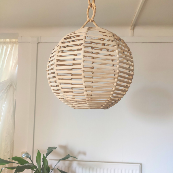 Suspension Boule en Fibres Naturelles