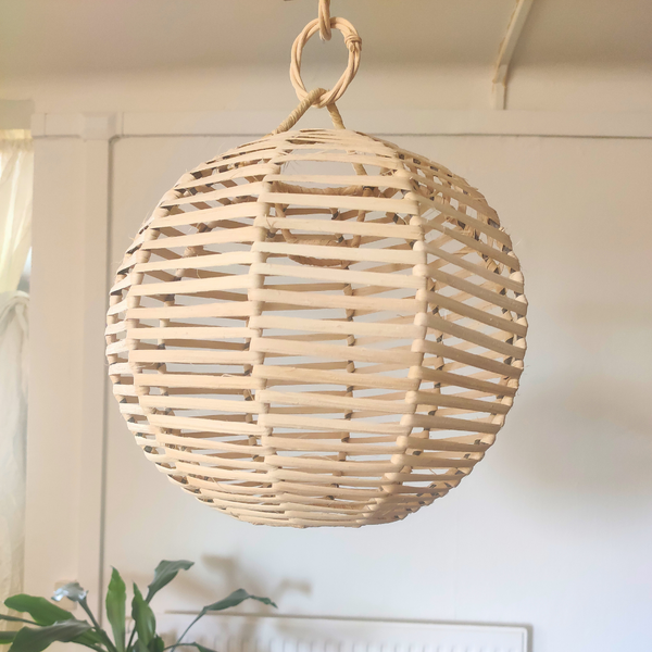 Suspension Boule en Fibres Naturelles