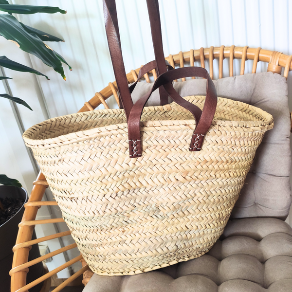 Panier XXL en Feuilles de Palmier