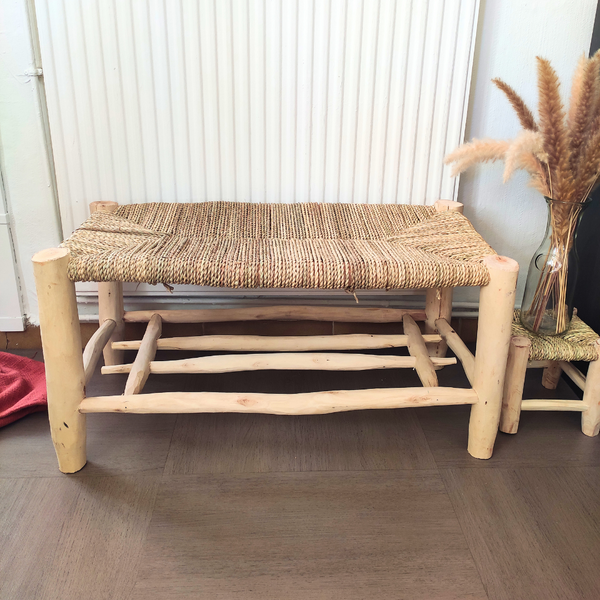 Banc marocain beldi 80cm avec espace rangement