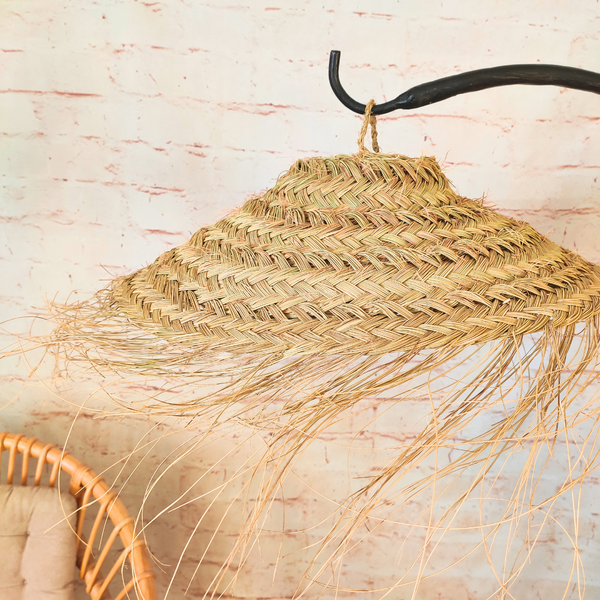 Suspension Parasol en Fibres Naturelles