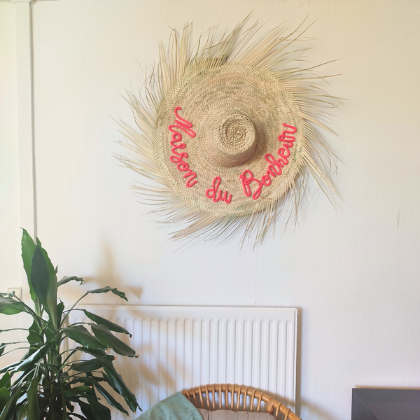 Chapeau Mural Frangé Personnalisable
