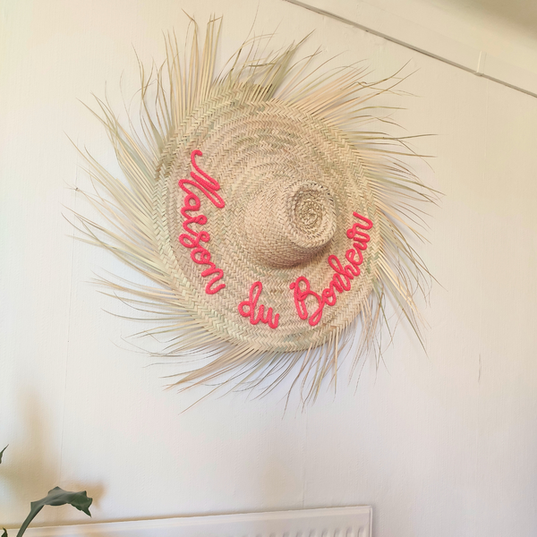Chapeau Mural Frangé Personnalisable