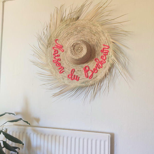 Chapeau Mural Frangé Personnalisable