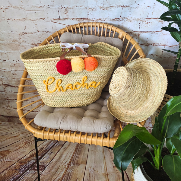 Panier Personnalisable Pompon - XXL