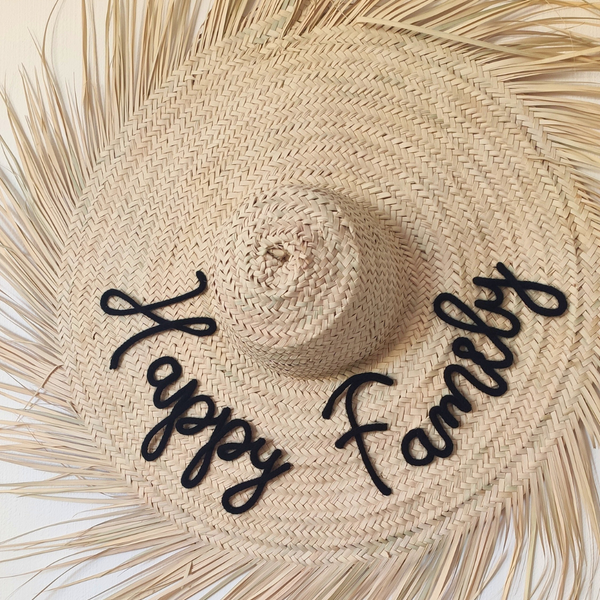Chapeau Mural Frangé Personnalisable