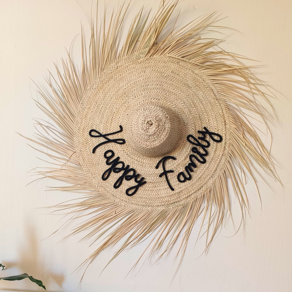 Chapeau Mural Frangé Personnalisable