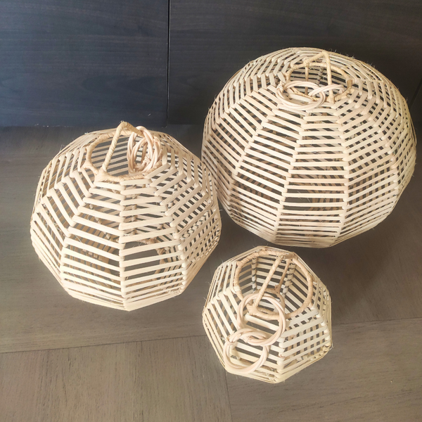 Suspension Boule en Fibres Naturelles