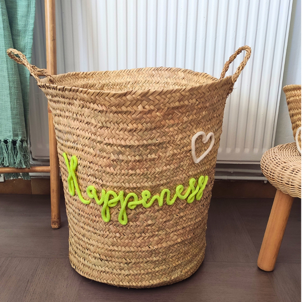 Grand Panier de Rangement Personnalisable