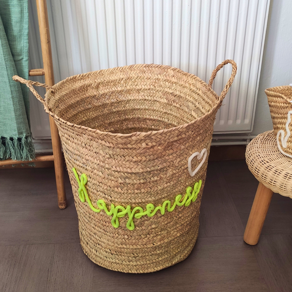 Grand Panier de Rangement Personnalisable