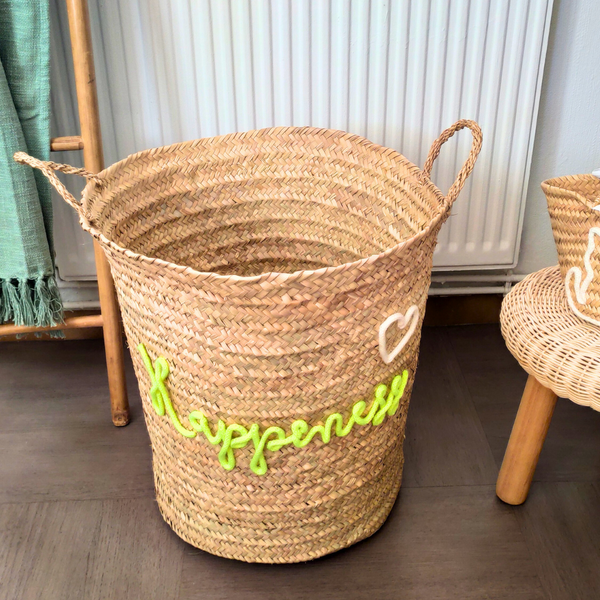Grand Panier de Rangement Personnalisable