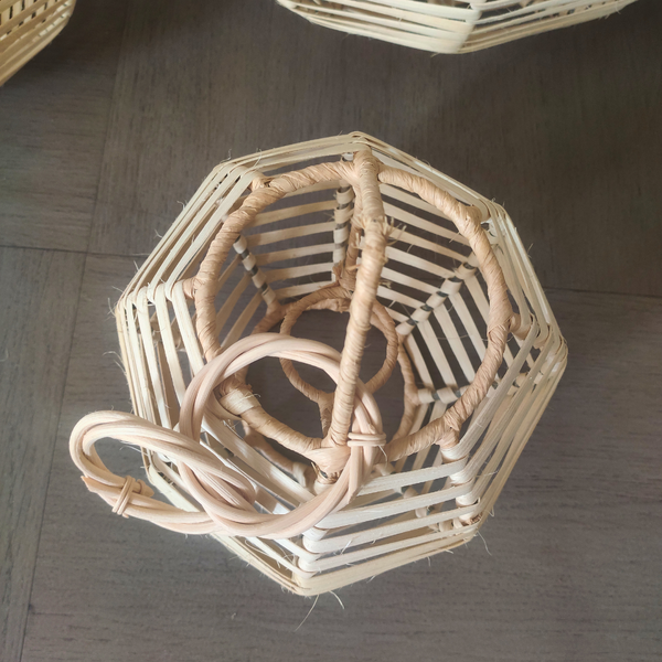 Suspension Boule en Fibres Naturelles