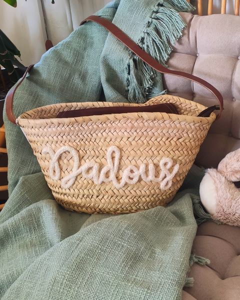 Sac Panier à Bandoulière Personnalisable