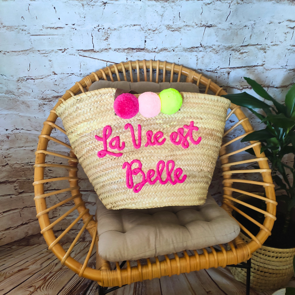 Panier Personnalisable Pompon - XXL