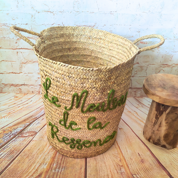 Grand Panier de Rangement Personnalisable