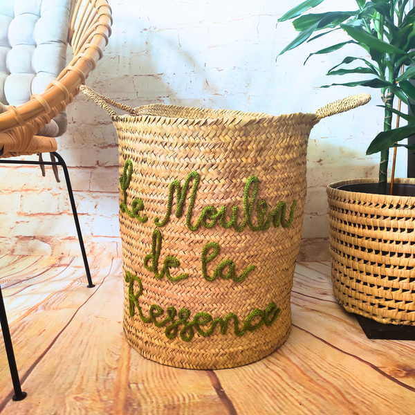 Grand Panier de Rangement Personnalisable