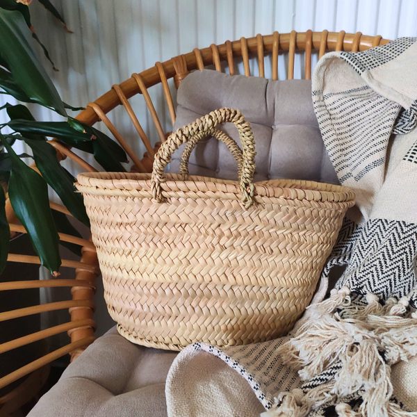 Panier XS en Feuilles de Palmier