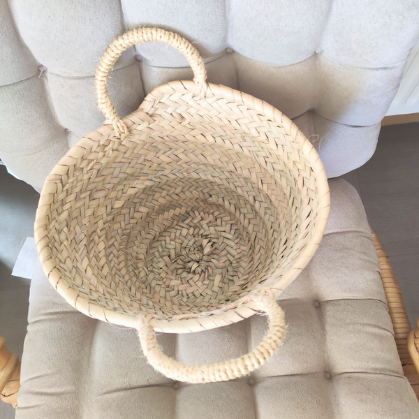Mini Panier en Feuilles de Palmier
