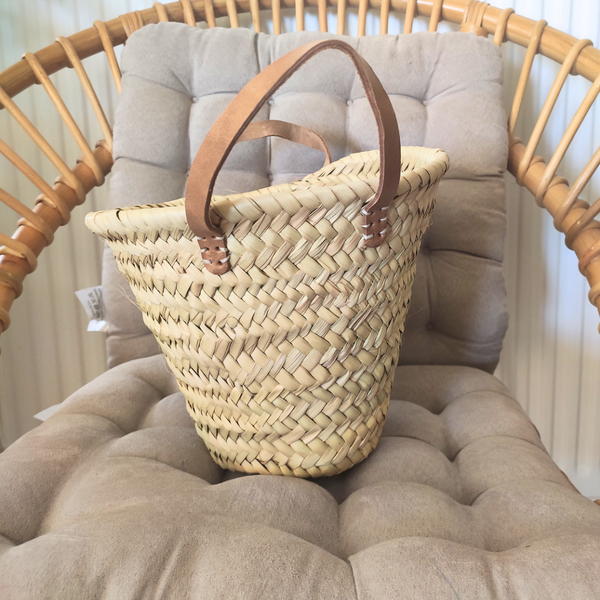 Mini Panier en Feuilles de Palmier