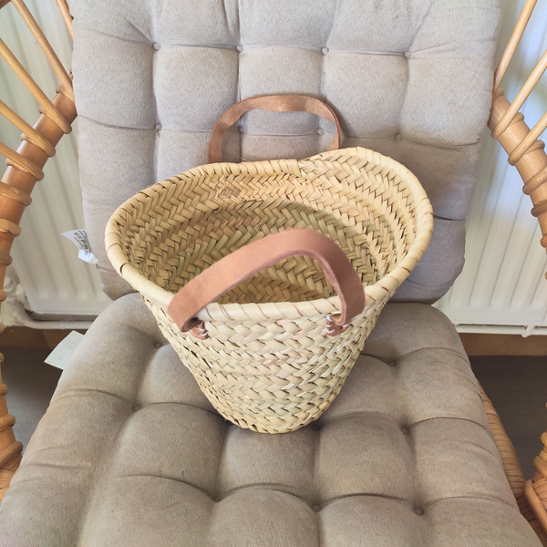 Mini Panier en Feuilles de Palmier