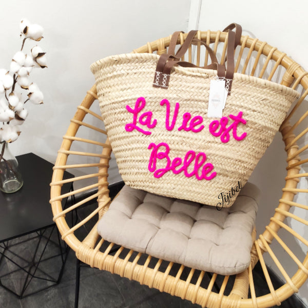 Panier Personnalisable Pompons - L