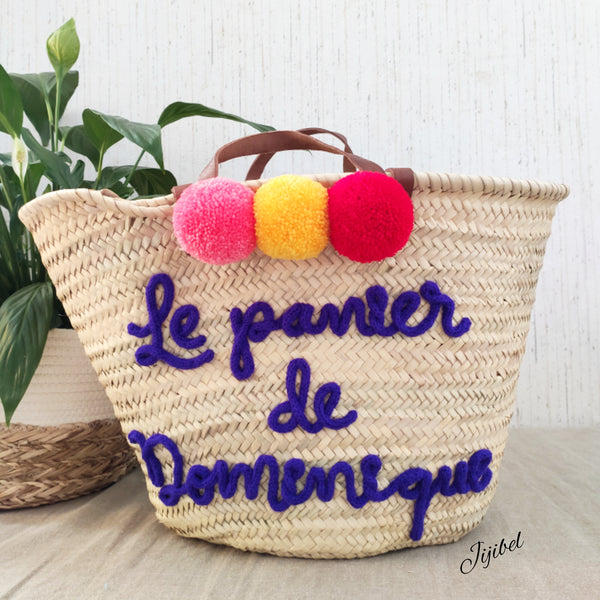 Panier Personnalisable Pompons - XXXL
