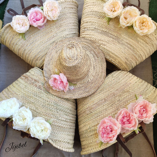 Chapeau Personnalisable avec Fleur Pivoine