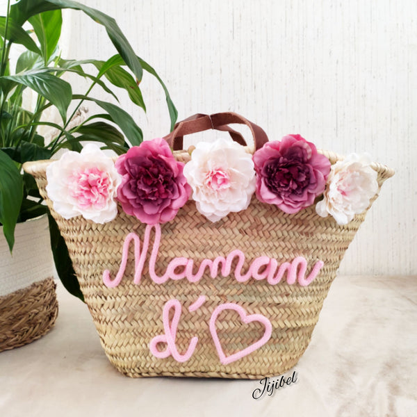 Panier Personnalisable Fleurs - XL
