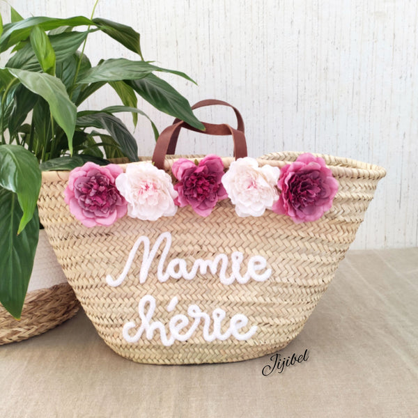 Panier Personnalisable Fleurs - XL