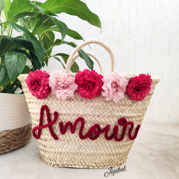 Panier Personnalisable Fleur - M