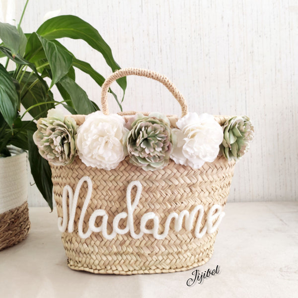 Panier Personnalisable Fleurs - M
