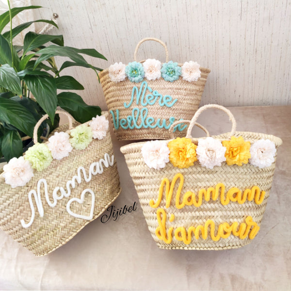 Panier Personnalisable Fleur - M