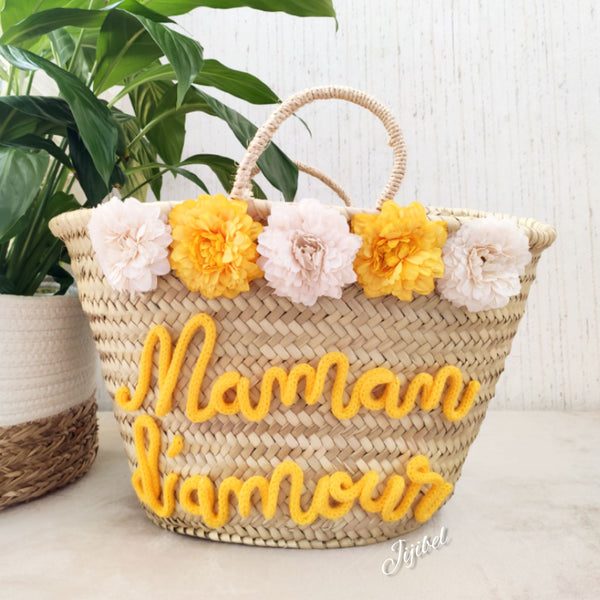 Panier Personnalisable Fleur - M