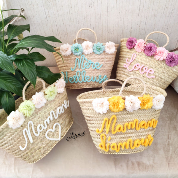 Panier Personnalisable Fleur - M