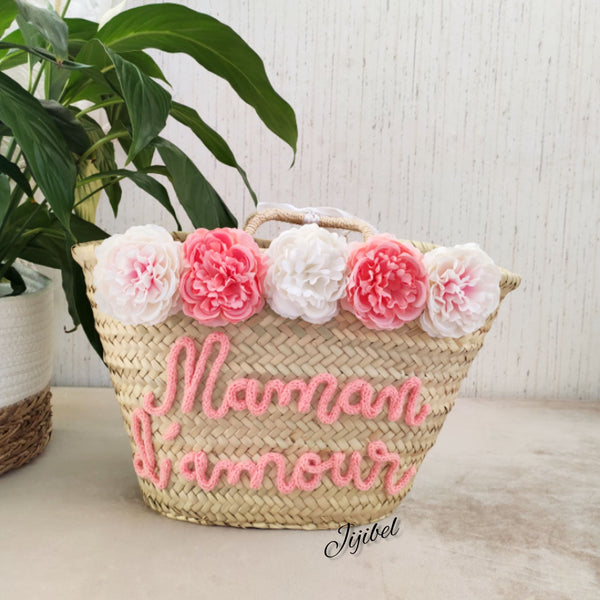 Panier Personnalisable Fleurs - M