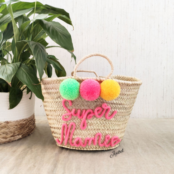 Panier - Panier Marocain En Osier à Personnaliser