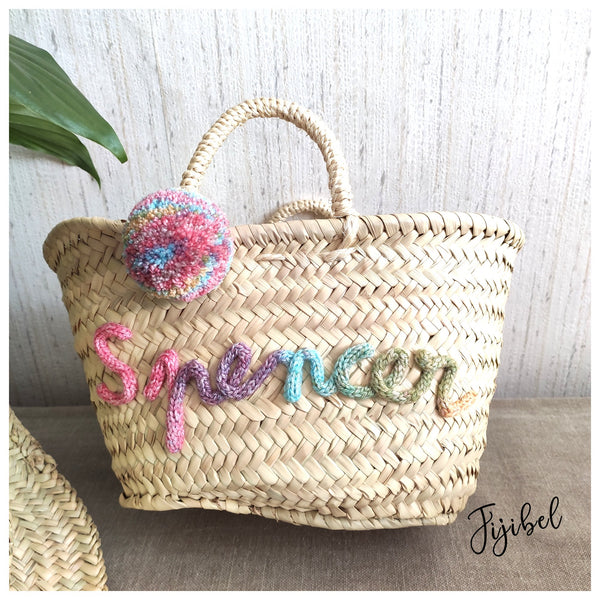 Panier - Petit Panier En Osier Personnalisé à Offrir