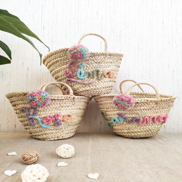 Panier - Petit Panier En Osier Personnalisé à Offrir