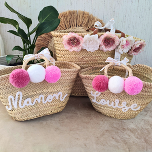 Panier Personnalisable Pompons - XS