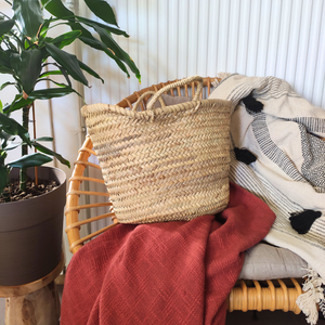 Panier XXL en Feuilles de Palmier