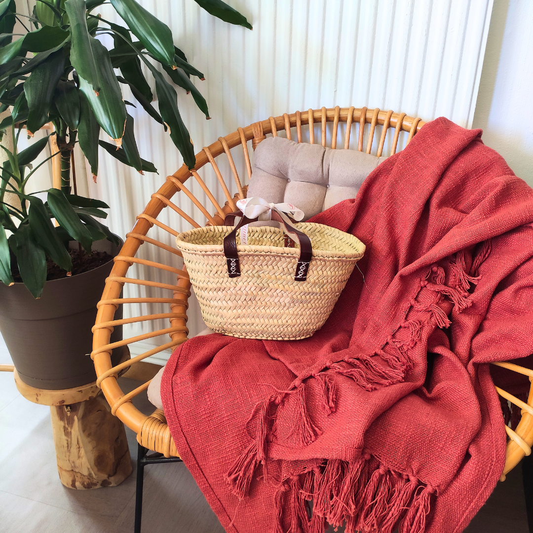 Panier XS en Feuilles de Palmier